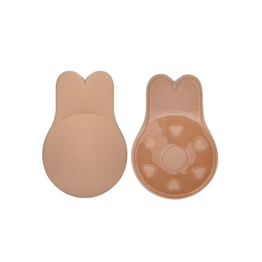 Selvklæbende BH, Nipple cover - S/M Beige