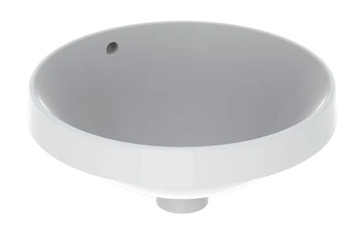 Geberit VariForm servant m/ overløp, nedfelling, rund, Ø 40 cm