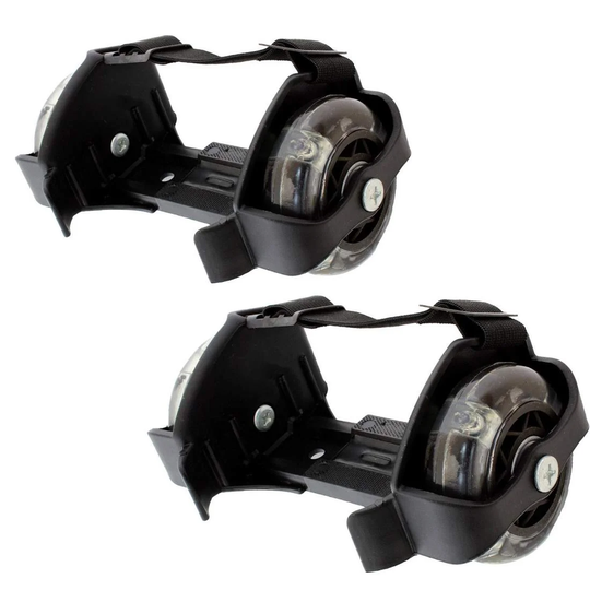 Rulleskøjter til sko, LED-belysning - One-Size