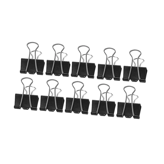 10x Papirclips i Metal - 2.5 cm