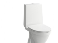 Laufen rigo wc s-lås, hvid - gulvstående wc til skruemontering. helstøbt cisternekappe