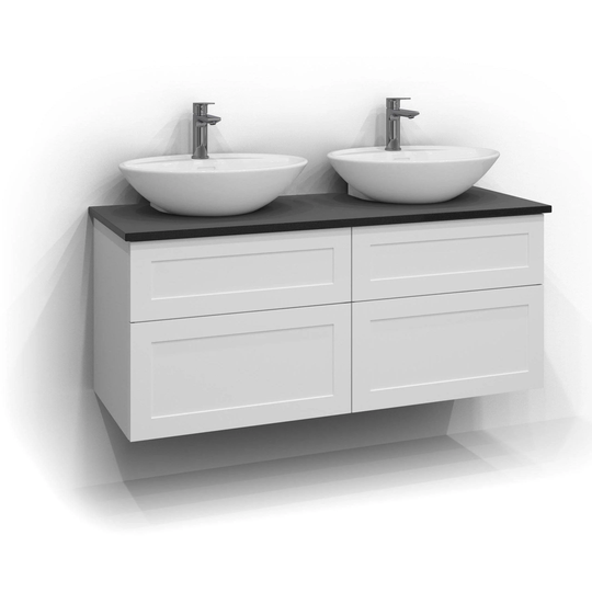 Svedbergs Tebas Benkeplate Bad 120cm / Dobbel