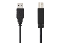 Nedis - USB-kabel - USB (han) til USB Type B (han) - USB 2.0 - 1 m - sort