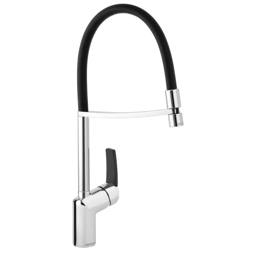 Damixa Slate Pro kjøkkenarmatur, krom/sort