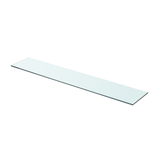 vidaXl hylde glaspanel klar 80x15 cm