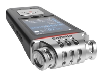 Philips Voice Tracer DVT8110 Meeting Recorder - Stemmeoptager - 200 mW - 8 GB - krom, antracite