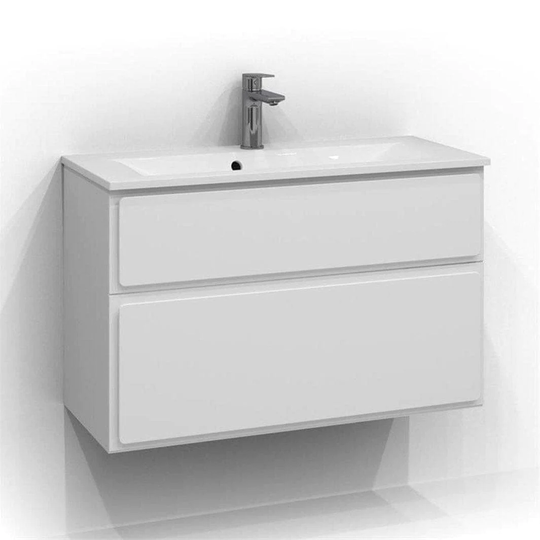 Svedbergs Forma Kontur Servantskap 80cm / 35cm Hvit Matt