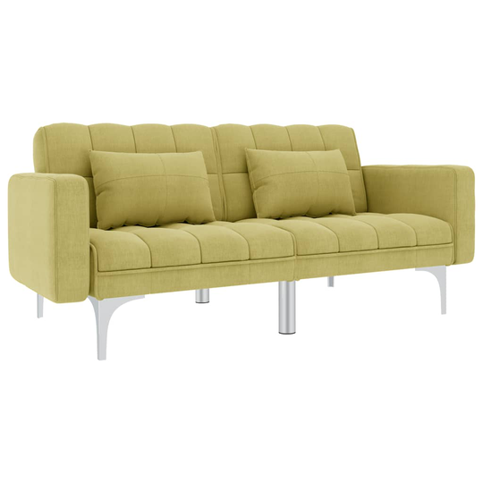 vidaXL sovesofa stof grøn