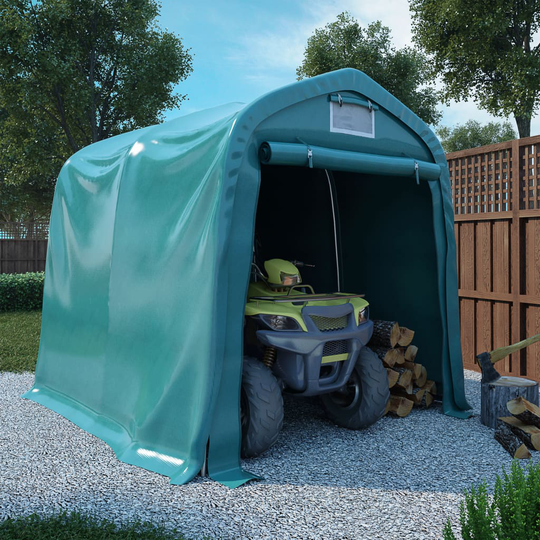 vidaXL garagetelt PVC 1,6 x 2,4 m grøn