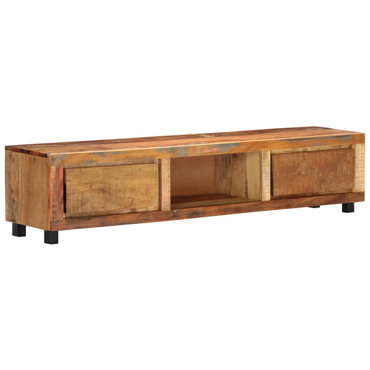 vidaXL tv-skab 150x30x33 cm massivt genbrugstræ
