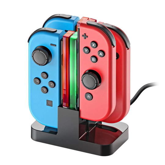 Ladestation til 4 stk. Joy-Con