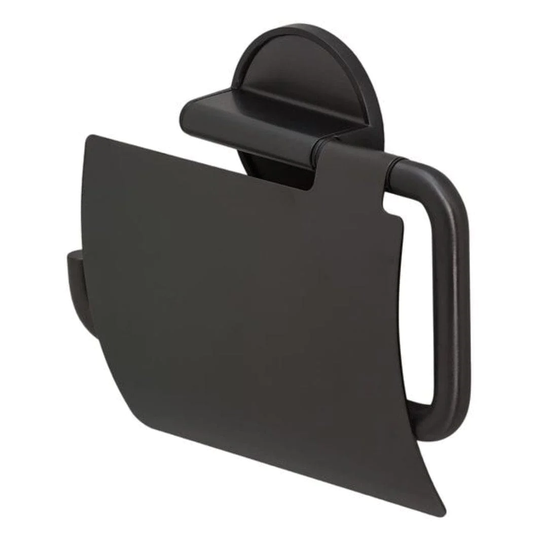 Tiger Tune Toalettpapirholder med Lokk Gun Metal