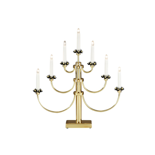 Christmas light 7 metal/brass (Messing / Guld)