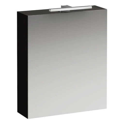 Laufen Base speilskap, 60x70 cm, venstre, mørk alm