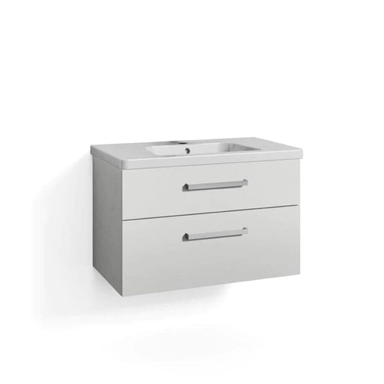Svedbergs Signum D45 Møbelpakke - Servantskap med Servant 80cm / Hvit Matt