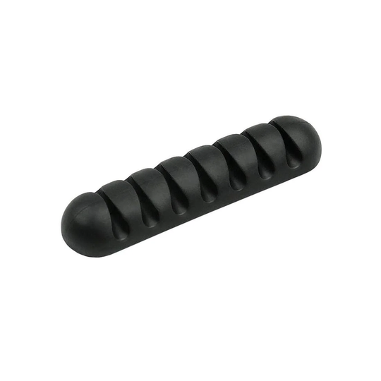 Kabelholder med 7 pladser - Sort