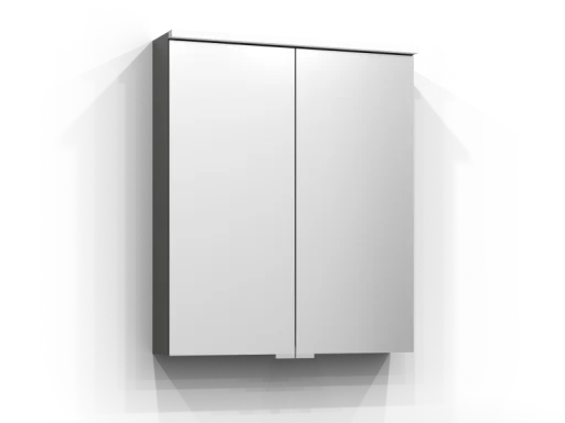 Svedbergs Sarek speilskap med LED, 60x72 cm, skifergrå