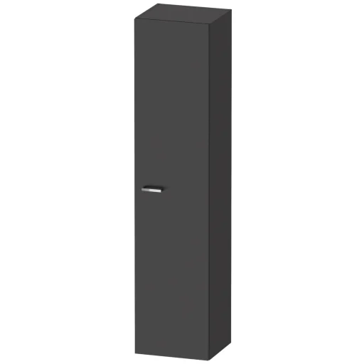 Duravit XBase høyskap, 176 cm, høyre, matt grafitt