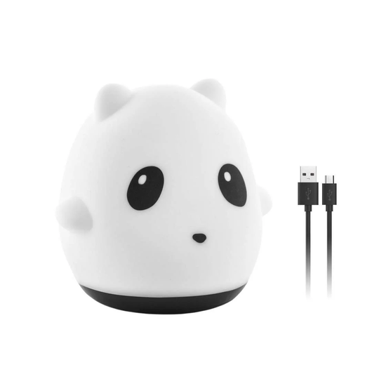 Genopladelig Natlampe - Panda