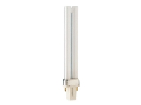 Philips MASTER PL-S - Ikke-integreret kompakt fluorescerende lyspære - form: biax - G23 - 11.6 W - klasse G - strålende hvidt lys - 2700 K