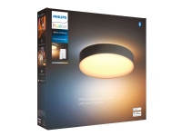 Philips Hue White ambiance Enrave Medium - Loftslampe - LED - 19.2 W - køligt hvidt/varmt hvidt lys - 2200-6500 K - sort