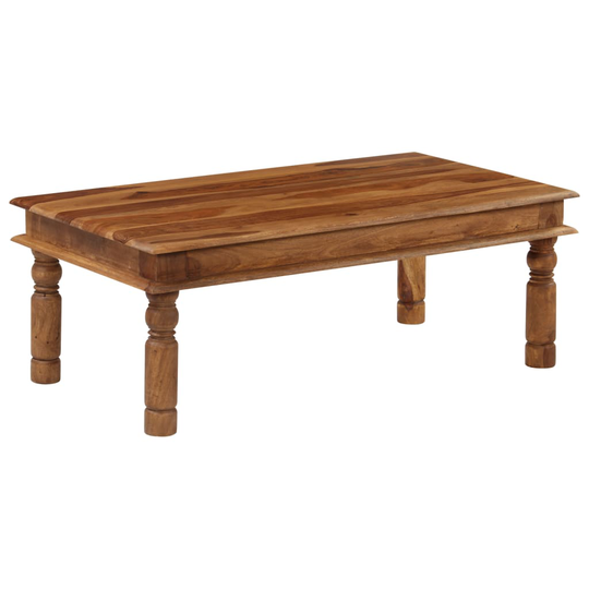 vidaXL sofabord massivt sheeshamtræ 110 x 60 x 40 cm