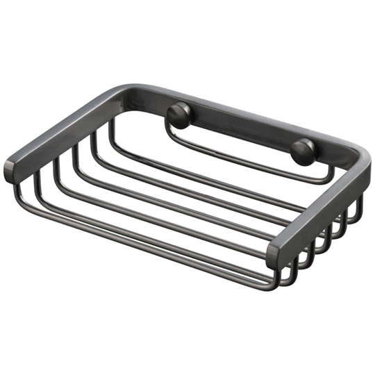 Tapwell Ta126 Såpekurv Vegghengt Brushed Black Chrome