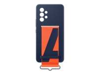 Samsung EF-GA536 - Bagsidecover til mobiltelefon - silicone - marineblå - for Galaxy A53 5G