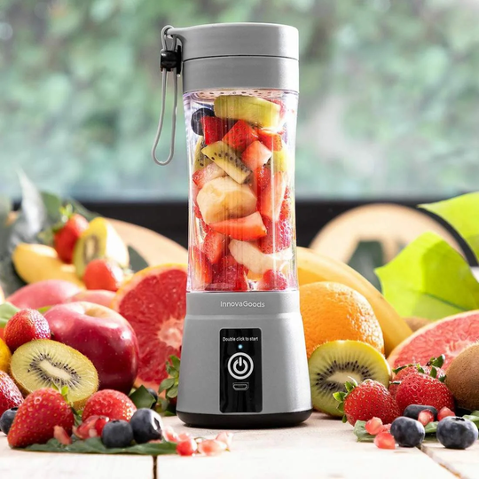 Bærbar og genopladelig smoothieblender