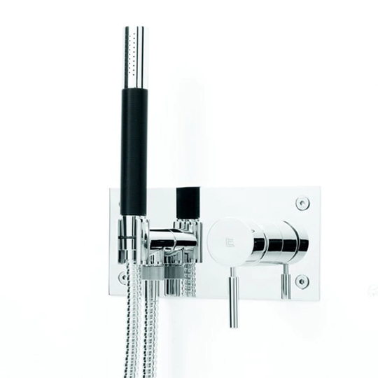 Tapwell Box011-364 Square Dusjbatteri Innbygging Krom