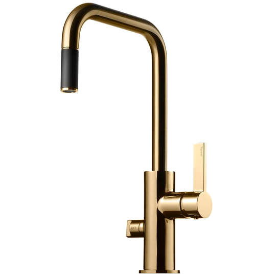 Tapwell Arm887 Kjøkkenarmatur Uttrekk+Avstengning Oksiderende Messing