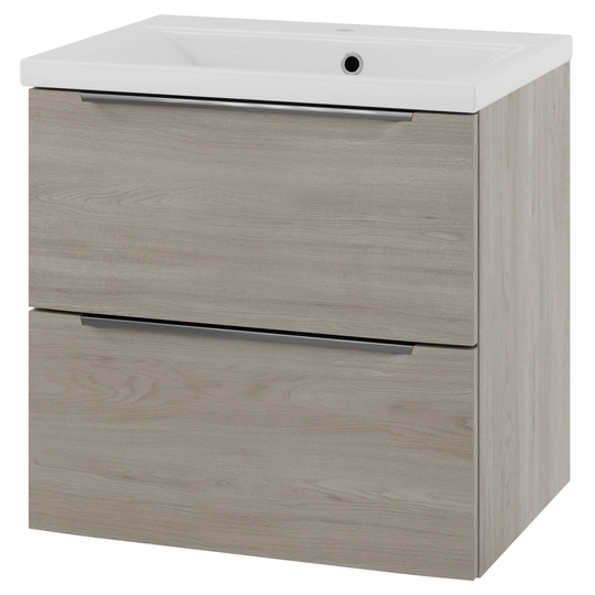 Linn Bad Mari D45cm Servantskap Lys eik / 60cm 2 Skuffer