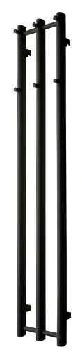 TVS Vino Håndkletørker t/Sentral-/Fjernvarme 1400x250 mm, Sort