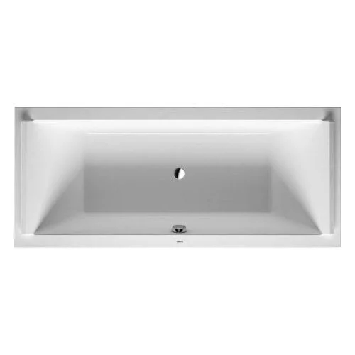 Duravit Starck Komplet Badekar m/Rygglene, t/Innmuring 180x80 cm