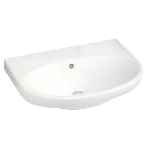 Gustavsberg Nautic 5556 servant m/Overløp & Ceramicplus - 56x43 cm