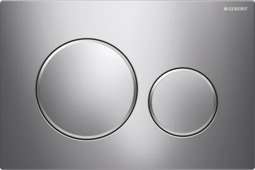 Geberit Sigma20 Betjeningsplate, Blank-/mattforkrommet