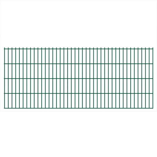 vidaXL havehegnspaneler 2D 2,008x0,83 m 40 m (total længde) grøn