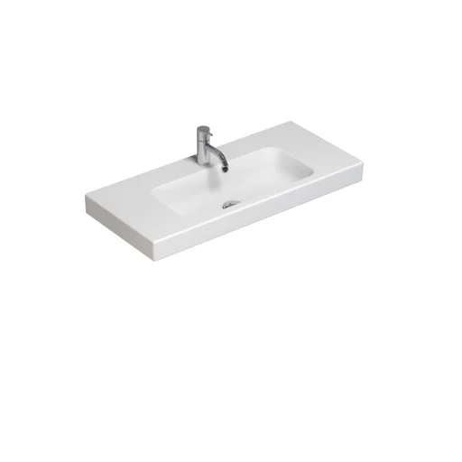 Dansani Inzo servant Menuet Mini 81 x 36 cm, Porselen Hvit