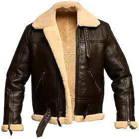 Herre Shearling Coat Vinterjakke Sherpa jakke Vinterfrakk Jakke Hold Varm Vindtett Pustende utendørs Gate Daglig Glidelås Aftæpning Gatemote Sportslig Fritid J
