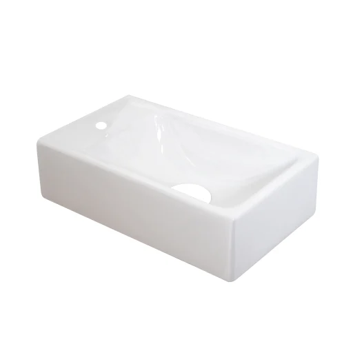 Sanibell Proline håndvask 40 cm, kranhull venstre