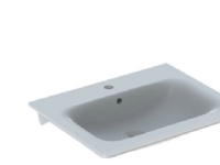 Geberit Renova plan håndvask - 600x480x168mm t/møbel hvid