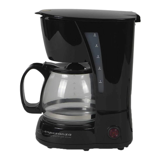 Kaffemaskine med indbygget kaffefilter - 0,6 L