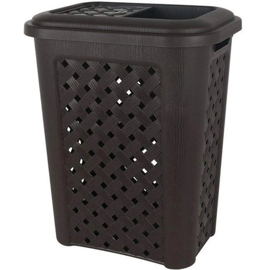 Vasketøjskurv, 30 L - Brun