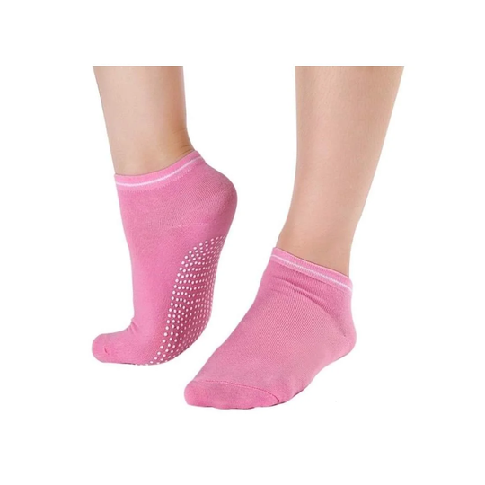 Anti-Slip Yogastrømper - Lyserød