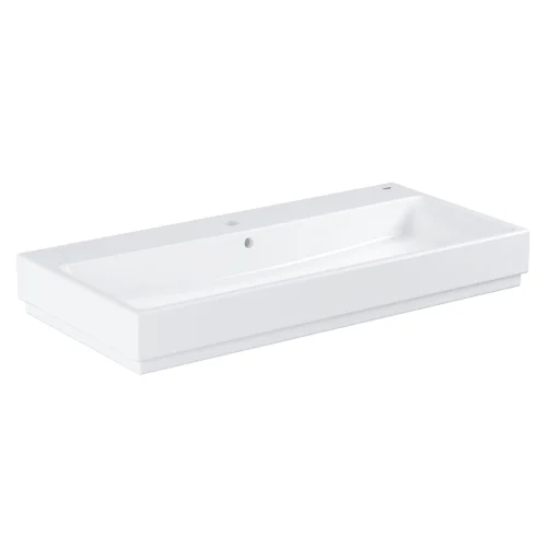 Grohe Cube Servant m/Kranehull, Overløp & Antibakteriell overflate - 101x49 cm