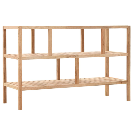 vidaXL badeværelseshylde massivt valnøddetræ 100 x 40 x 65 cm