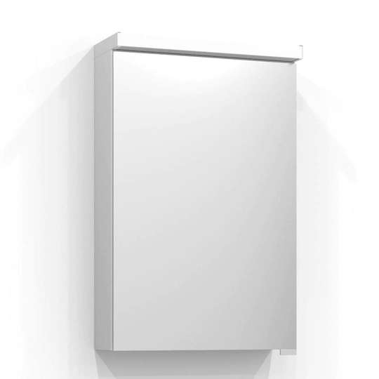 Svedbergs Intro Speilskap M/led+Stikk 45cm / Hvit Matt
