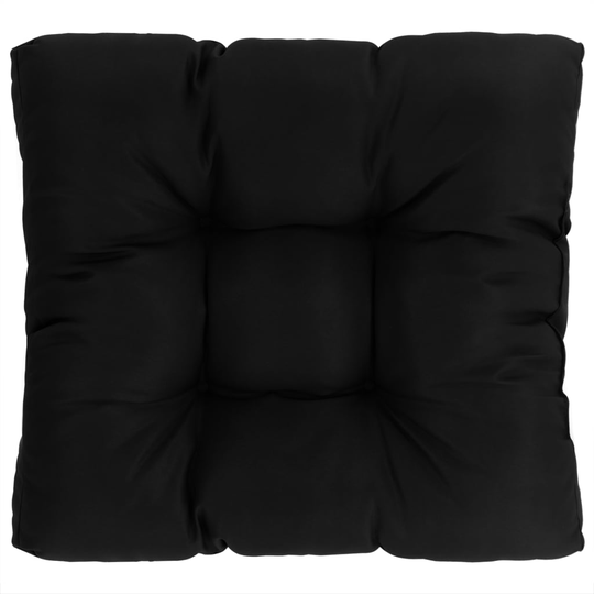 vidaXL udendørs sædehynde 50 x 50 x 10 cm stof sort
