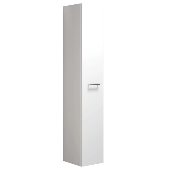 Dansani Mido+ Høyskap 1 dør B30-40xd35xh172,8cm Hvit Høyglans / 30cm Venstre