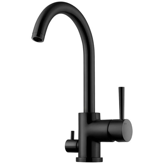 Tapwell Evo184 Kjøkkenarmatur Avstengning Svart Matt